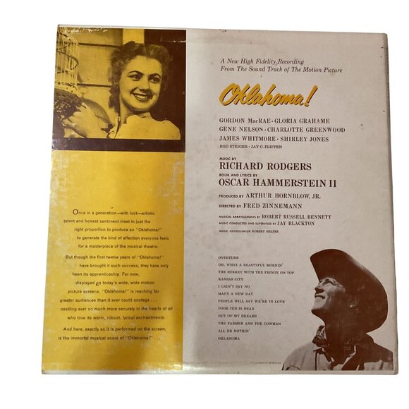 Rodgers & Hammerstein's Oklahoma Soundtrack Vinyl Record LP Capitol Records 1955 - Picture 3 of 8